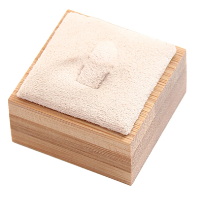 

Fashion Bamboo Jewelry Ring Display Stand Holder Showcase Organizer Jewelry Display Holder Organizer Stand