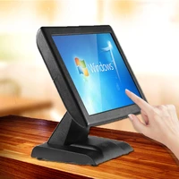 15 inch resistive pos terminal system display pc led monitor cash register for supermarket retail restaurant with card reader