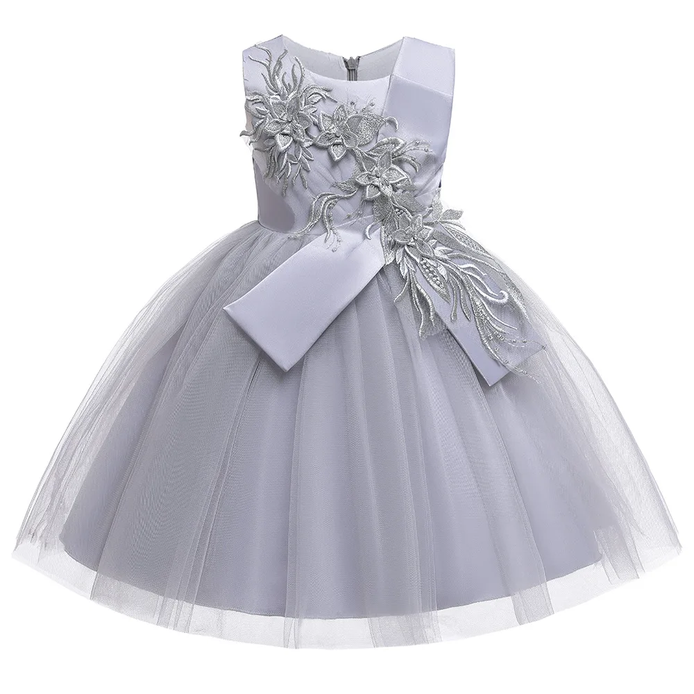 Vestidos/Детское платье для маленьких девочек вечерние платья 2020 кружевное