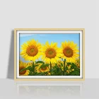 Алмазная живопись подсолнухи лучший подарок ручной работы 5D DIY Алмазная мозаика Набор Цветочная Алмазная вышивка крестиком Стразы