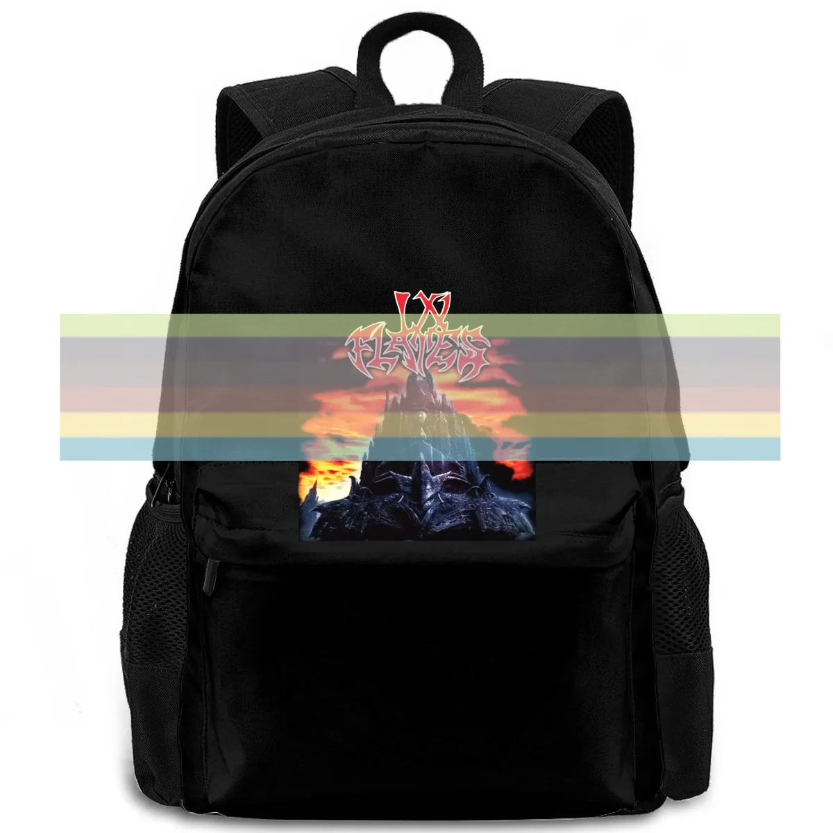 

IN FLAMES The Jester Race , Dark Tranquillity, At The Gates, The Chasm Western Style women men backpack laptop travel