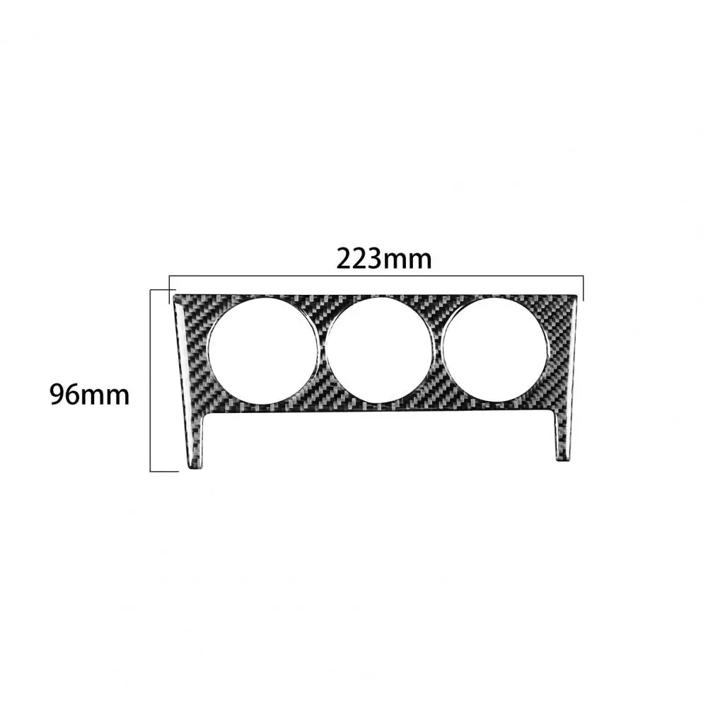 

Panel Decal Compact Heat-resistant Carbon Fiber Air Conditioning Switch Panel Sticker for Subaru BRZ 2017-2019 Accessories