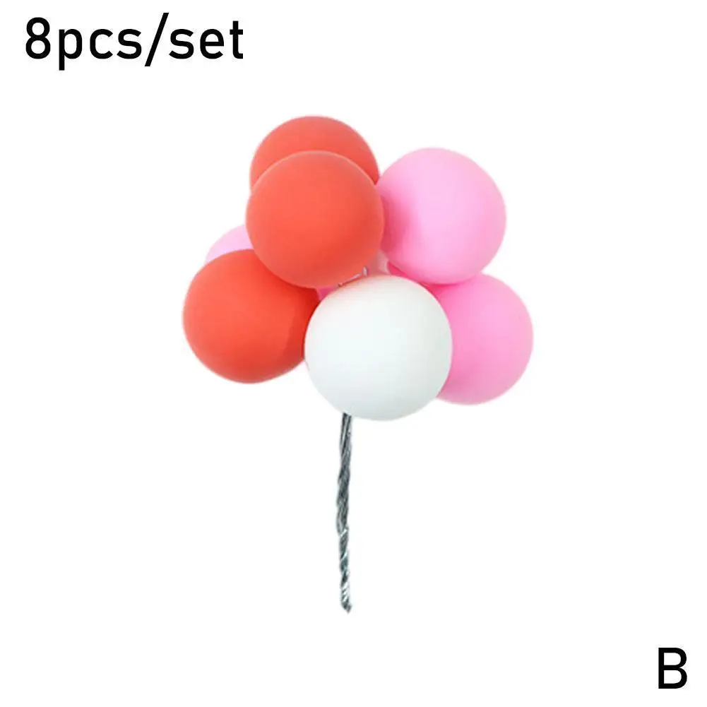 8 шт./компл. воздушных шаров тортов и фигурки жениха невесты Для декорирования