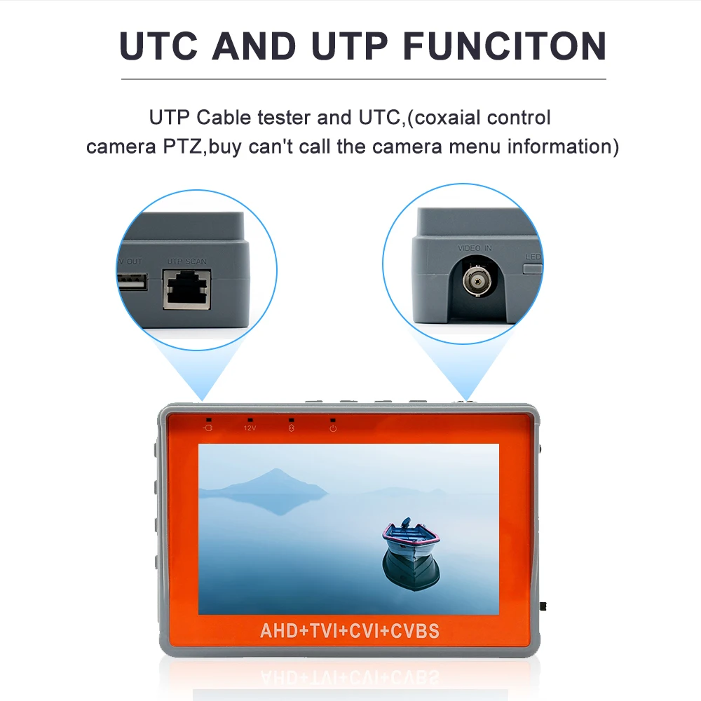 5MP 5 дюймов CCTV наручная камера тестер AHD Тестер монитор TVI CVI CVBS портативный системы