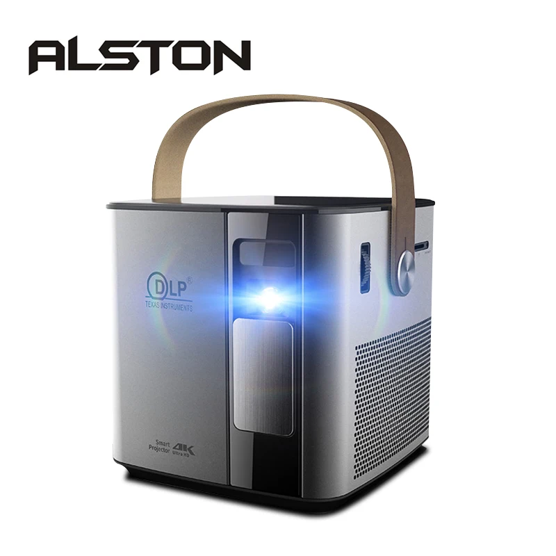 Проектор ALSTON P12 с поддержкой 4K 3D для домашнего кинотеатра видеопроектор 1080p HD