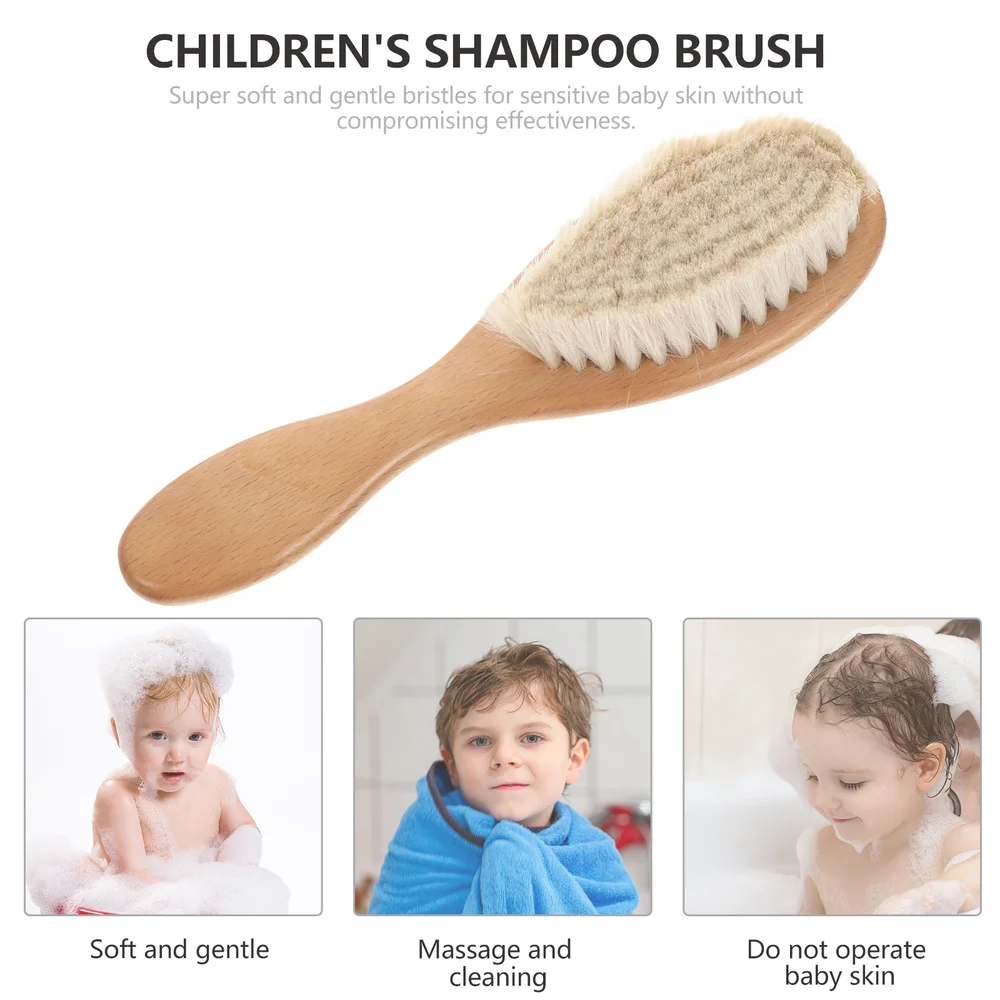 

Massaging Bath Shower Shampoo Hair Comb Grooming Brush for Baby Infant Kids