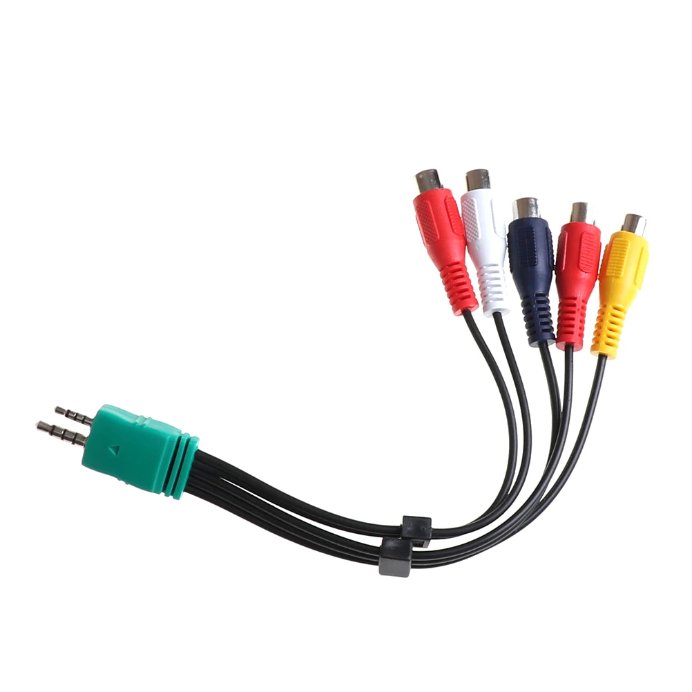 1 шт. 3 5 мм + 2 до 5RCA Аудио Видео AV компонентный кабель переходник для Samsung Телевизор
