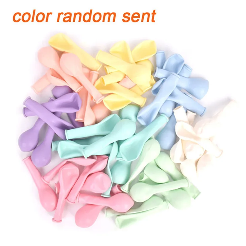 5 шт. 18 дюймов мгновенной проявки Macaroon латексные шарики День подарков будущей