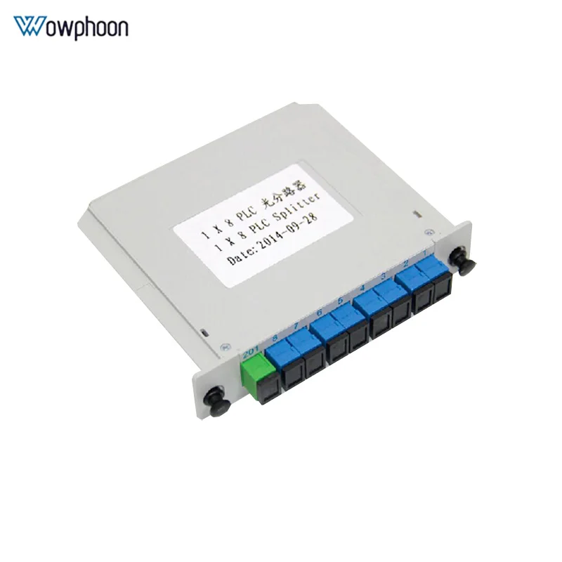 SC UPC PLC 1X8 Сплиттер Волоконно-оптический ящик FTTH сплиттер коробка с плоский