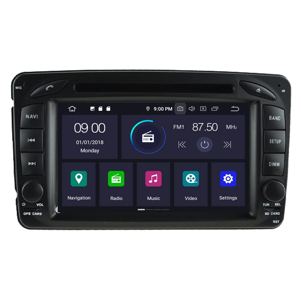 Автомагнитола для Mercedes Benz W203 S203 C180 C200 C220 C230 C240 C270 Android 10 0 DVD GPS навигация|radio dvd gps|car