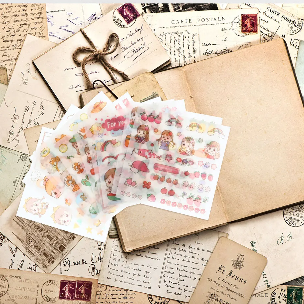 

1 Set Lovely Washi Tapes Journal Scrapbook Diary Planner DIY Arts Stickers