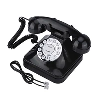 cordless phone wx 3011 vintage black multi function plastic home telephone retro wire landline phone telefono inalambrico