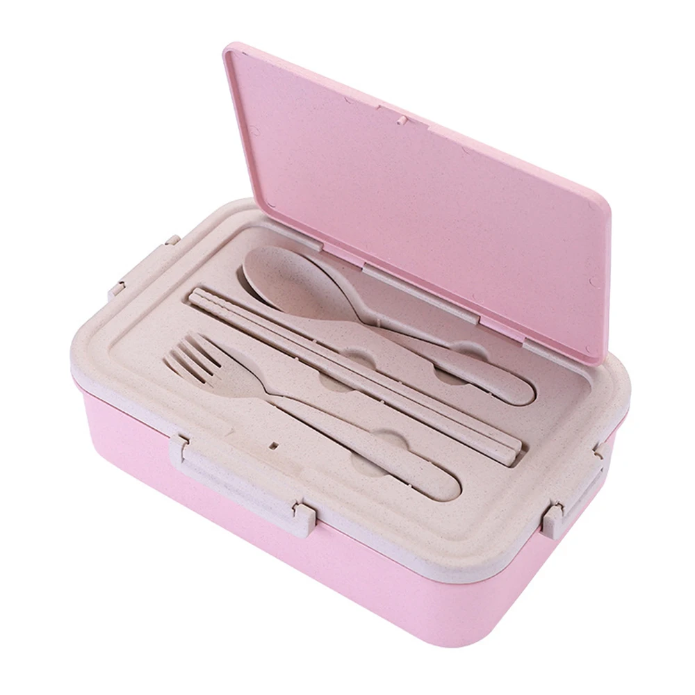 24.8x16.8x7cm Pink 3 Слои Творческий Пластик Ланч Коробки контейнеры для Еда микроволновая печь бенто ланч бокс для студентов Портативный Еда хранения Обед Чехол для пикника - Цвет: 24.8x16.8x7cm Pink