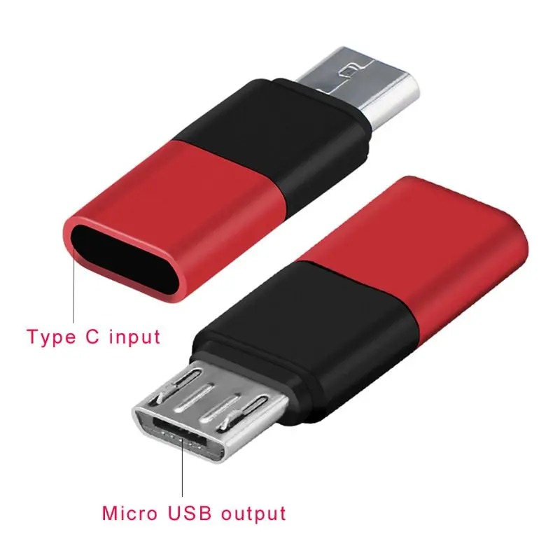 Алюминиевый сплав Micro USB Мужской к type C Женский адаптер конвертер Разъем для samsung huawei Xiaomi Android телефон планшет
