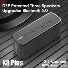 Xdobo X8 II 60W,X8 Plus 80W Wireless Audio outdoor Loudly Bluetooth Portable Speaker Power Bank For Party Music Heavy Deep Bass