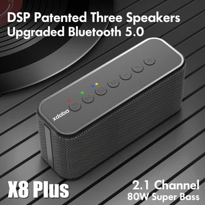 xdobo x8 ii 60wx8 plus 80w wireless audio outdoor loudly bluetooth portable speaker power bank for party music heavy deep bass free global shipping