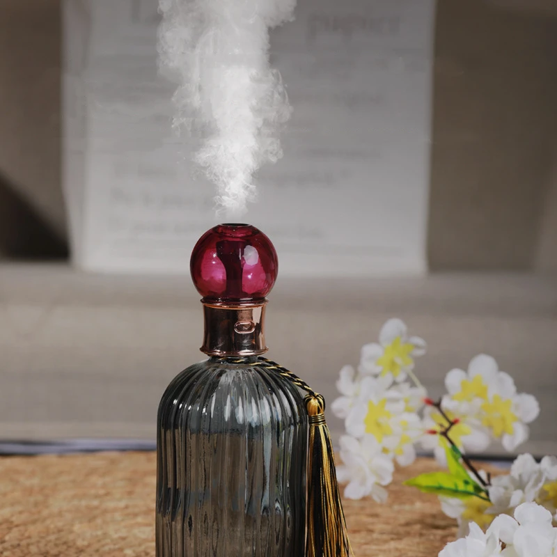 Увлажнитель воздуха ультразвуковой со стеклянной бутылкой и USB-портом | Бытовая