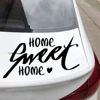 hot home sweet home stickers car fashion vinyl car decorative accessories blackwhite