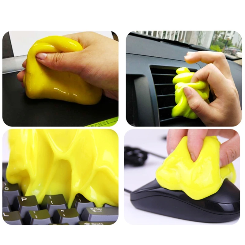 

Convenient Clean Glue New Peculiar Dust Removal Keyboard Glue No Dead Angle Car Dust Removal Glue Cleaning Tool 5 PCS