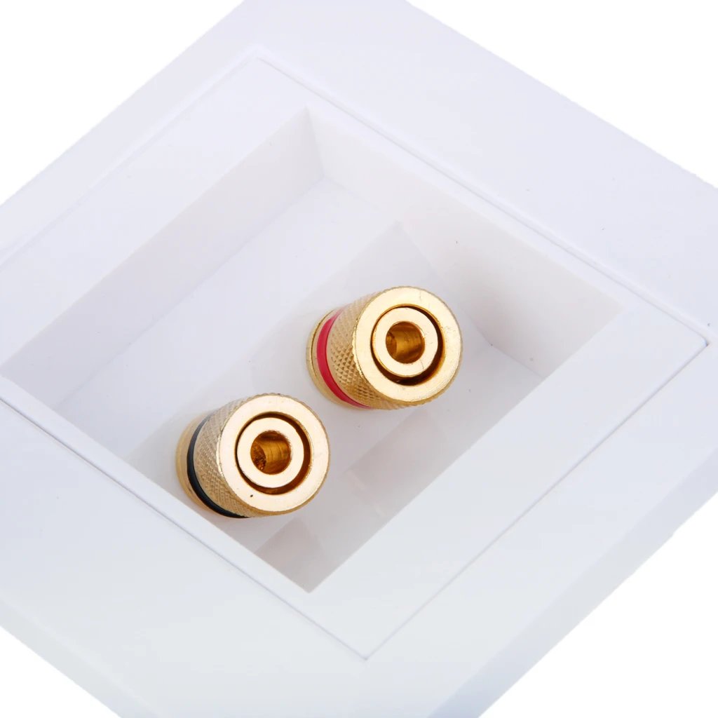 Позолоченные 2 переплета пост Банан Джек Белая стена лицевая пластина объемный