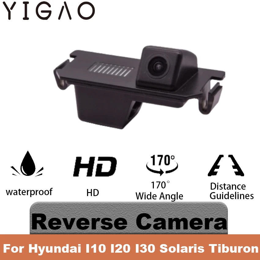 

For Hyundai I10 I20 I30 Solaris Tiburon CCD Full HD Rear View Camera Waterproof High Quality