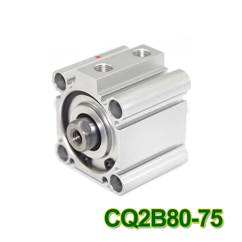 

CQ2B80-75 SMC Type CQ2B series 80mm bore 75mm stroke Double Action single rod thin Pneumatic Compact Cylinder high quality