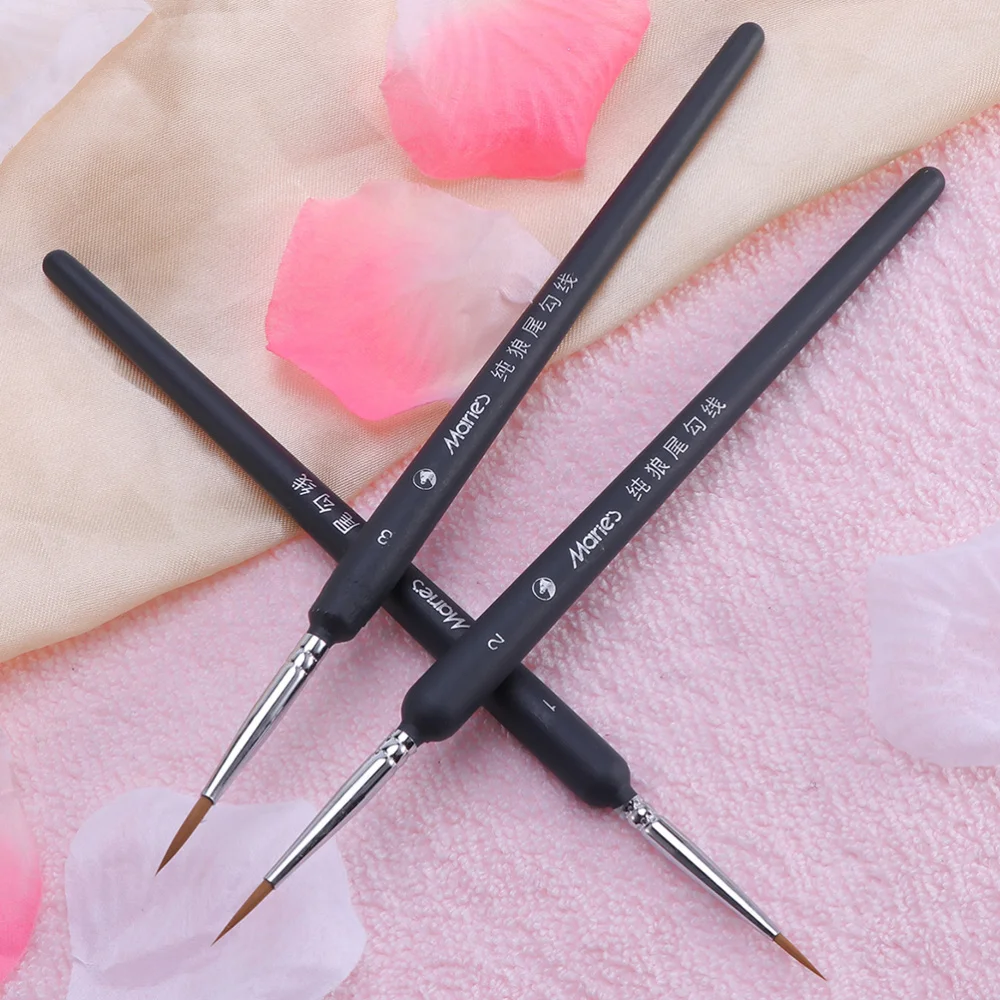 

6pcs Weasel Hair Water Color Brushes Paintbrush Line Drawing Pen Painting Accessories for Students Adults