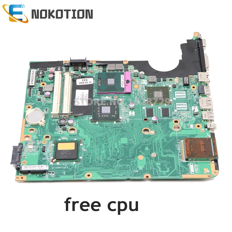 

NOKOTION MAIN BOARD For HP Pavilion DV6 DV6-1000 Laptop Motherboard 511864-001 DA0UT3MB8D0 PM45 DDR2 HD4500 Free CPU