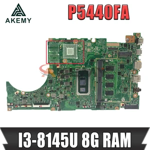 original p5440fa mainboard p5440 p5440f p5440fa 8gb ram i3 8145u cpu for asus laptop motherboard free global shipping