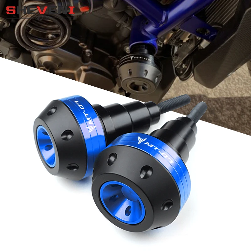 Слайдеры рамы с ЧПУ 1 пара поломка защита от падений для Yamaha MT07 MT 07 2015 2016 2017 2018