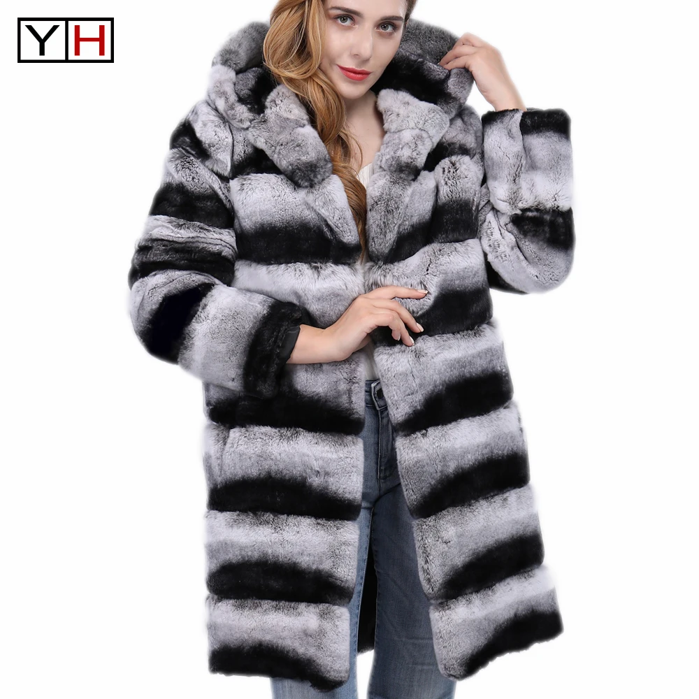 Горячая Распродажа Женская Настоящая Меховая куртка из натуральной Настоящий