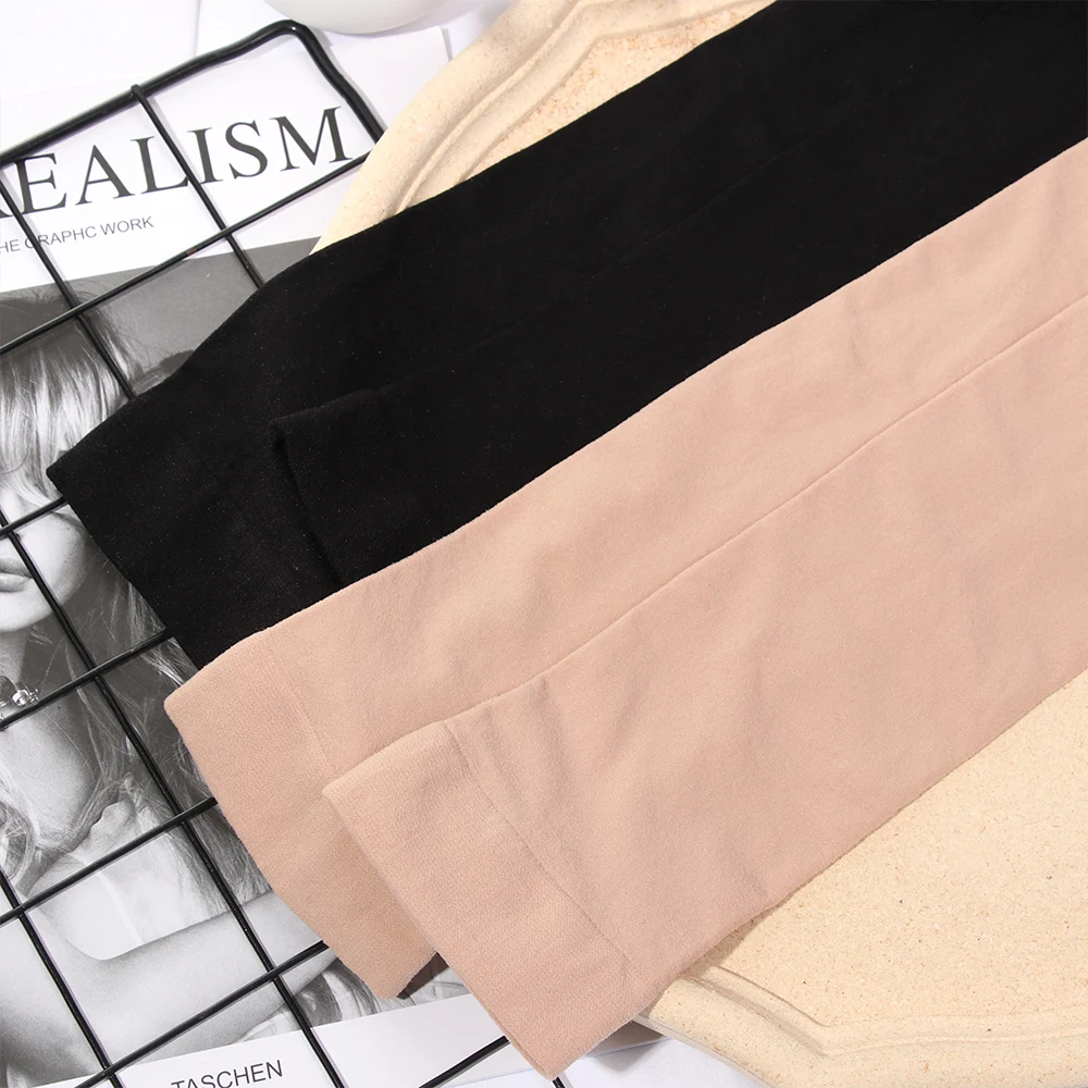 

1Pair Women Girls Fashion Opaque Over Knee Thigh High Elastic Sexy Stockings Black/White Over the knee Elastic Stockings