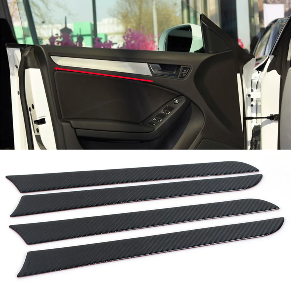 

Carbon Fiber Window Door Panel Trim Cover Stickers For Audi A4 B8 A5 2010 2011 2012 2013 2014 2015 2016