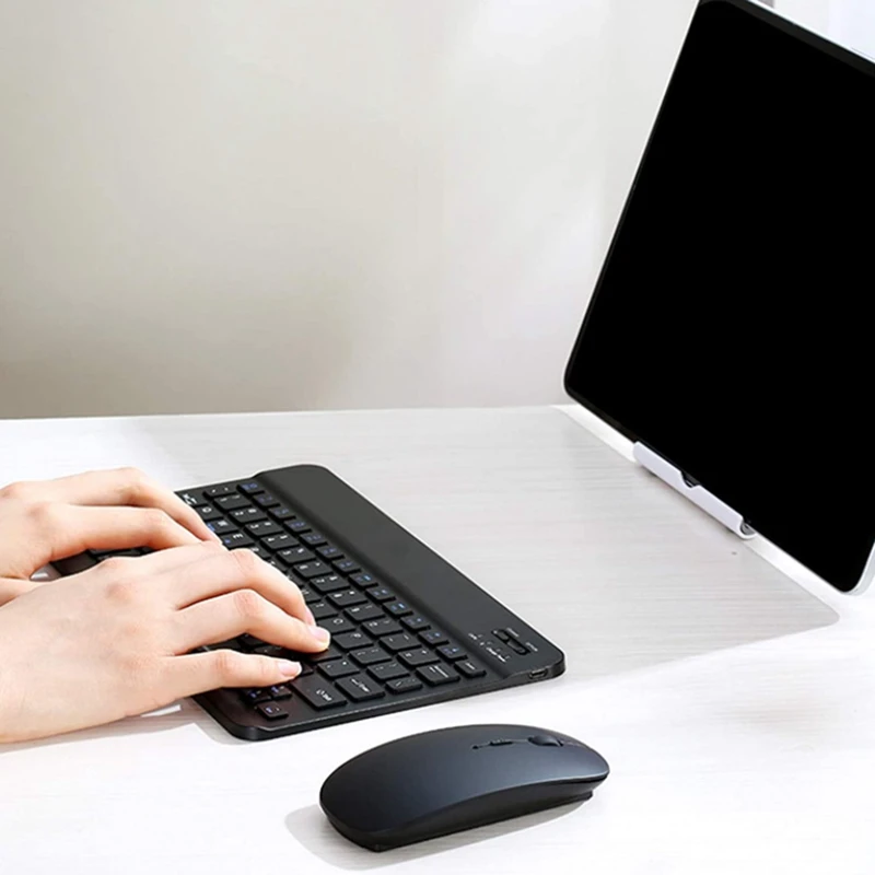 

10-Inch Bluetooth Wireless Keyboard, Suitable for Tablet, Mobile Phone, Laptop, Desktop