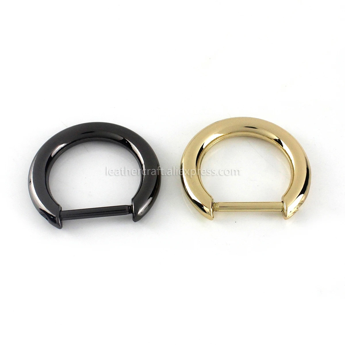 1 шт. 20 мм Металлическая Съемная застежка скоба с открытым винтом и круглым