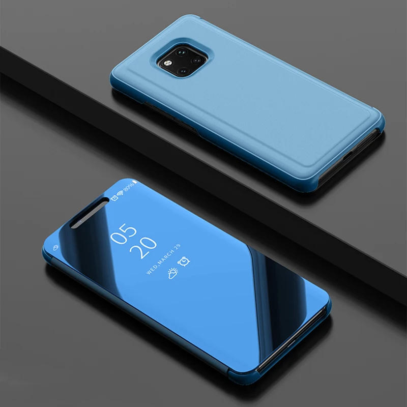 Умный зеркальный чехол для телефона для huawei Y5 Y6 Y7 Y9 Y6 Pro Y6 Y7 Y9 Prime Y5 Y6 Y9 Nova 5 5i Pro 2 2i 3i 3e 4 4e Lite Полное покрытие