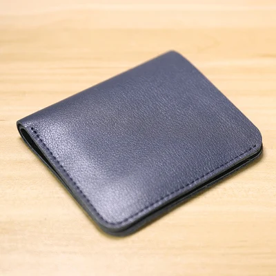 blue wallets Vintage Leather Wallet Slim Wallet Men Coin Pocket Purse Card Holder Men’s Wallets Purse Short Male Clutch Cartera mujer - Цвет: blue wallets