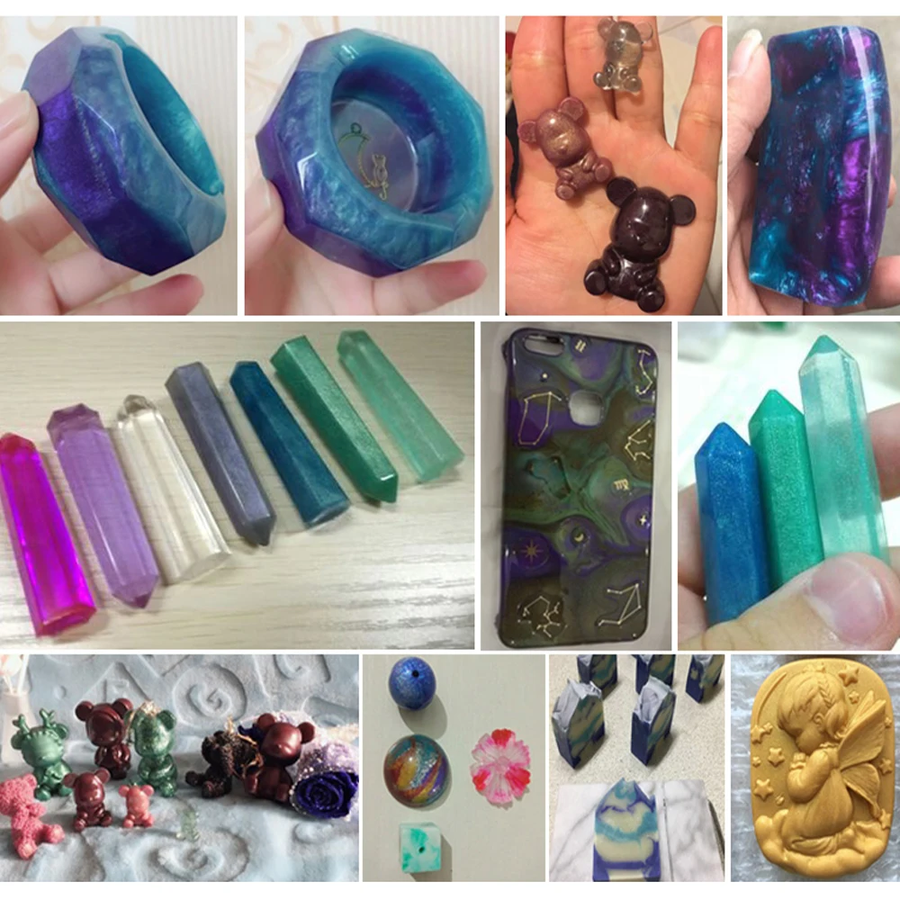 Темно зеленый перламутровый пигментный краситель керамического порошкового