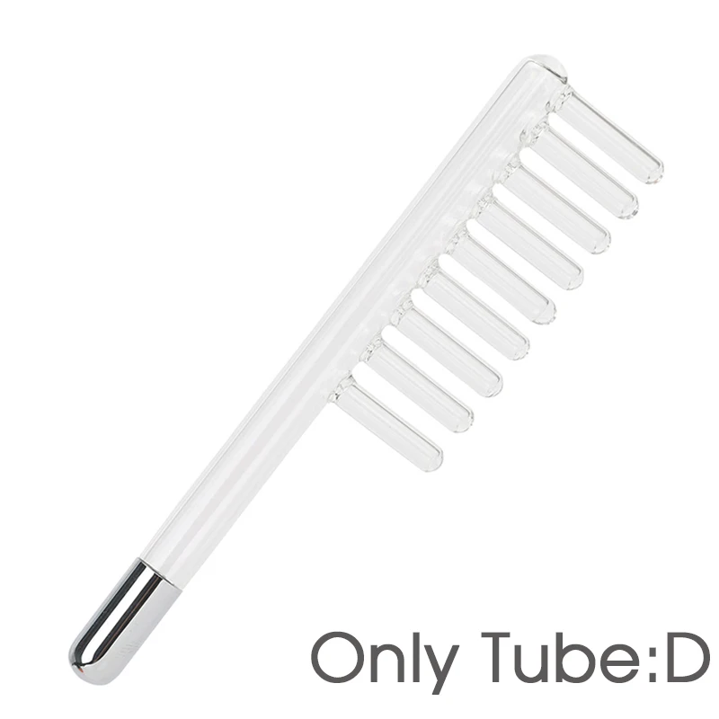 Tube D 4 шт стеклянная трубка для замены испарителя высокочастотная машина для лица Электротерапия устройство для красоты акне против подтяжки кожи средство для удаления морщин - Цвет: Tube D