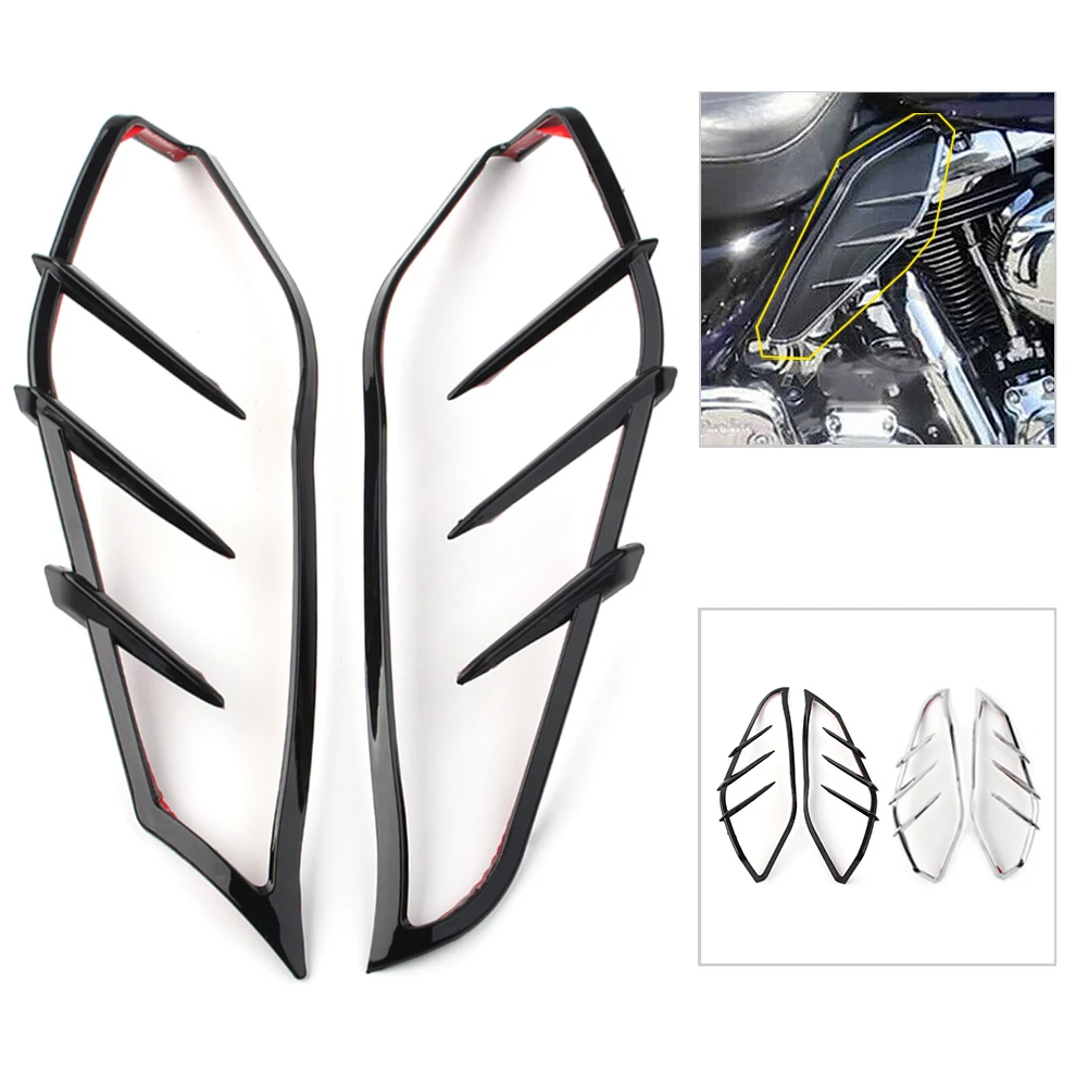 

Motorcycle Mid-Frame Air Deflector Trim For Harley Electra Tri Glide FLHTC FLHTCUTG 2009 2010 2011 2012 2013 2014 2015 2016
