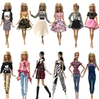 NK 2 шт.компл. микс Кукольное платье модельная юбка одежда модный наряд для куклы Барби аксессуары детские игрушки подарок для девочек 2G JJ