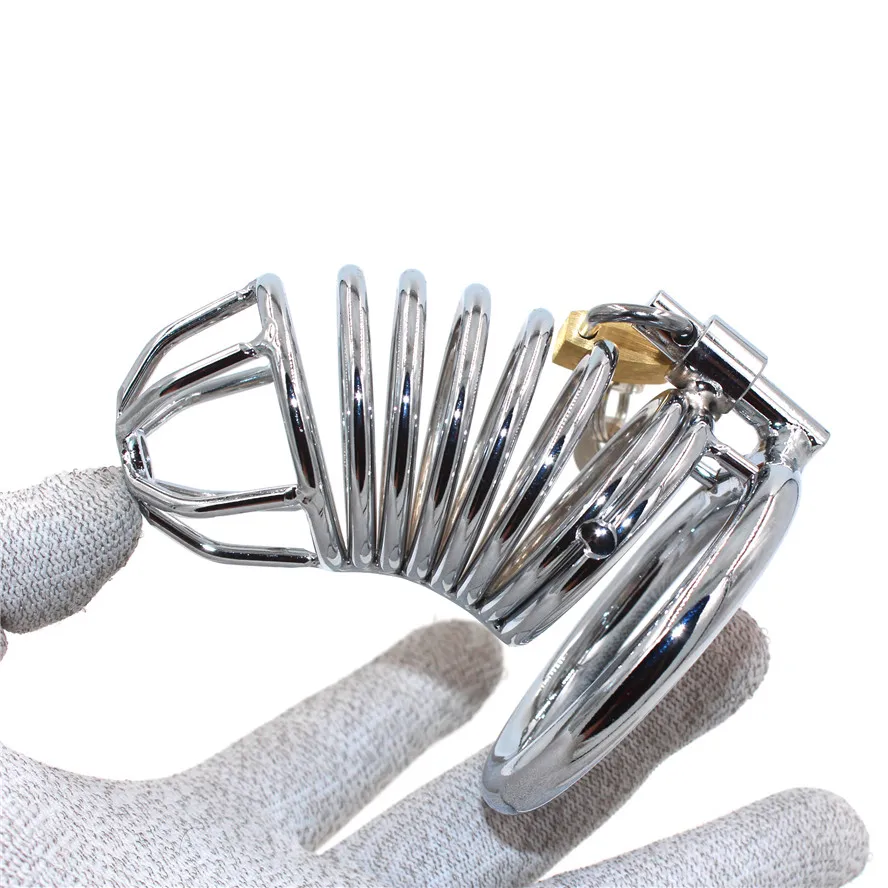 Спиральная клетка для пениса мужское устройство верности члена металлический