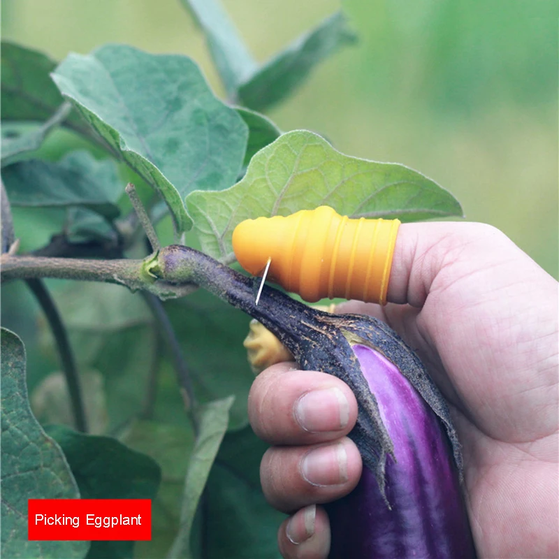 

Silicone Thumb Cutter Separator Finger Tools Picking Device For Garden Harvesting Plant Gardening Plant Blade Fruit Picker