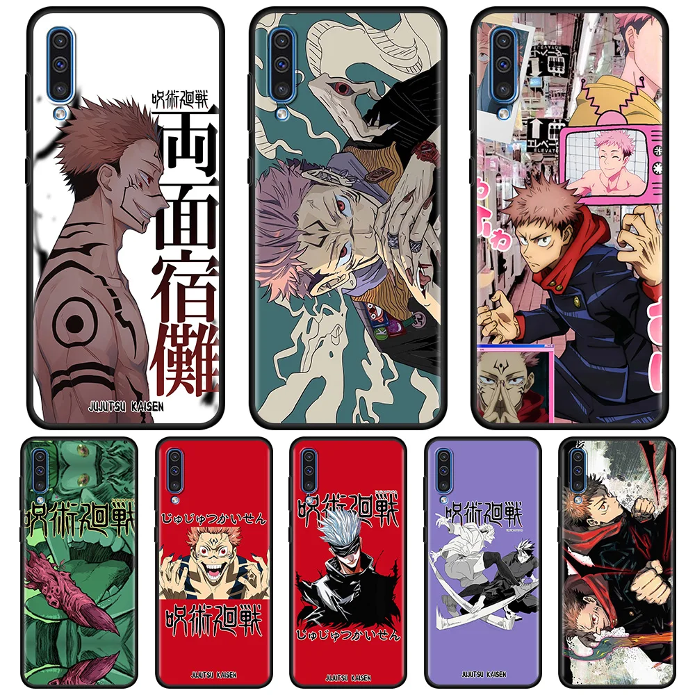 

Phone Case For Samsung Galaxy M51 M31 M31s F41 M21 M11 M01 M30s A7 A9 TPU Coque Soft Cover Shell Jujutsu Kaisen Anime