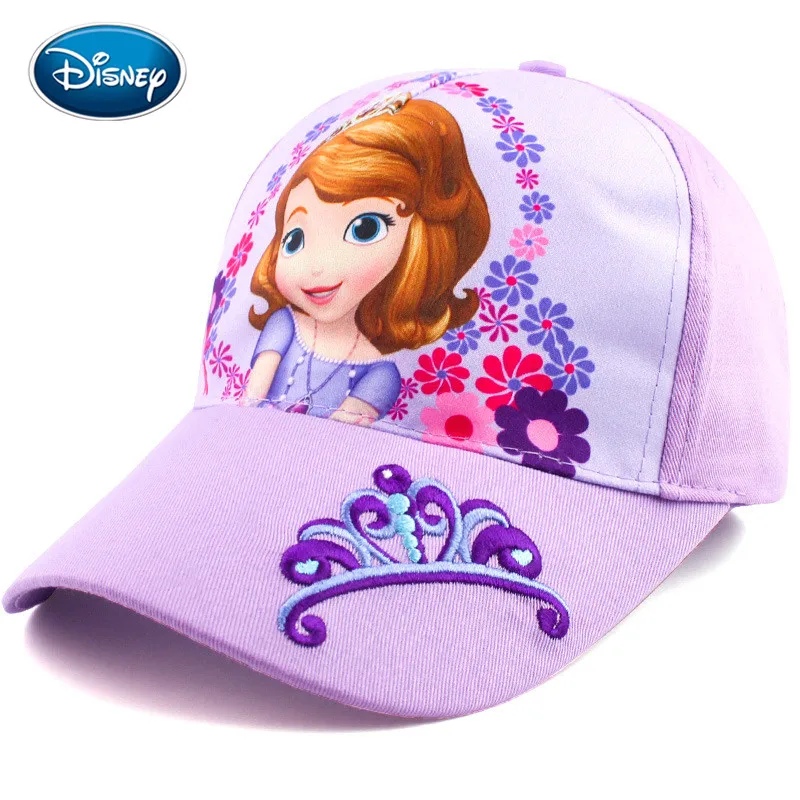 Детская шапка принцессы с рисунком Микки и Минни Софии сезон весна-лето кепка для