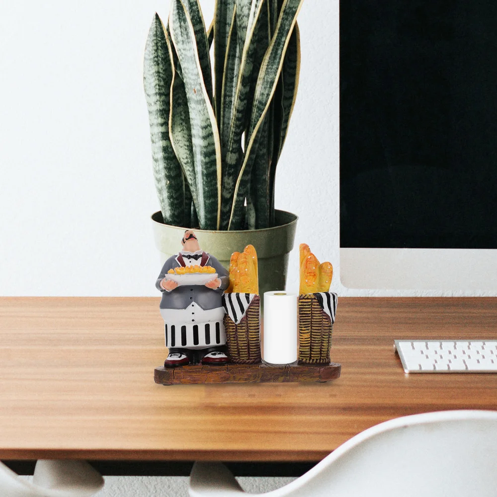 

1pc Decorative Paper Towel Holder Creative Style Restaurant Tissue Organizer