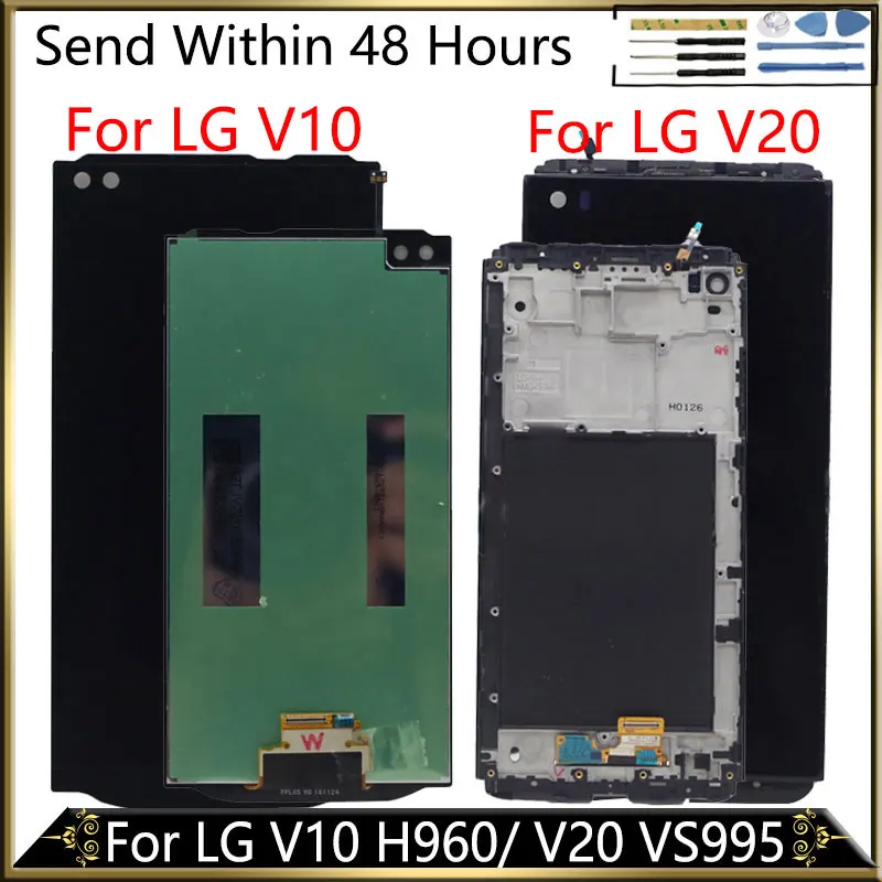 ЖК дисплей для LG V10 H960 H968 H900 VS990/LG V20 VS995 VS996 LS99 F800 сенсорный экран в сборе|Экраны