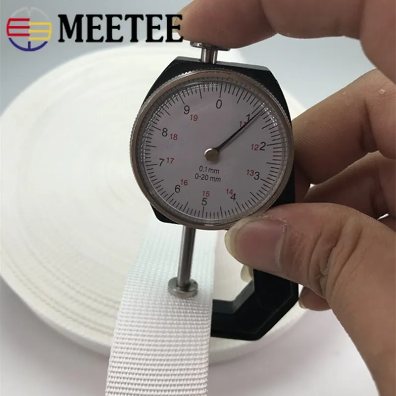 8Meters Meetee 1mm Thicken Nylon Webbing Tapes Bag Strap 20/25/32/38mm Outdoor Belt Handbag Bias Binding Accessories | Дом и сад