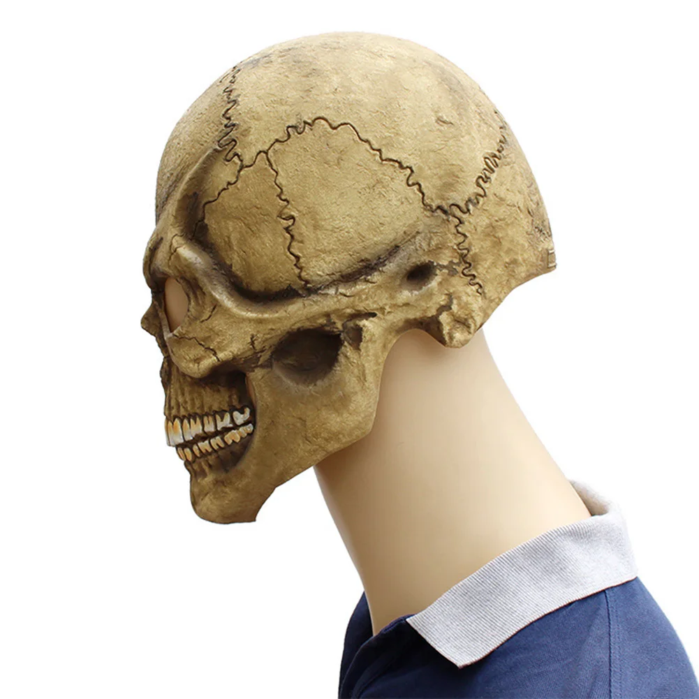 Маска череп на Хеллоуин латекс ужас призрак маска для лица монстр страшная