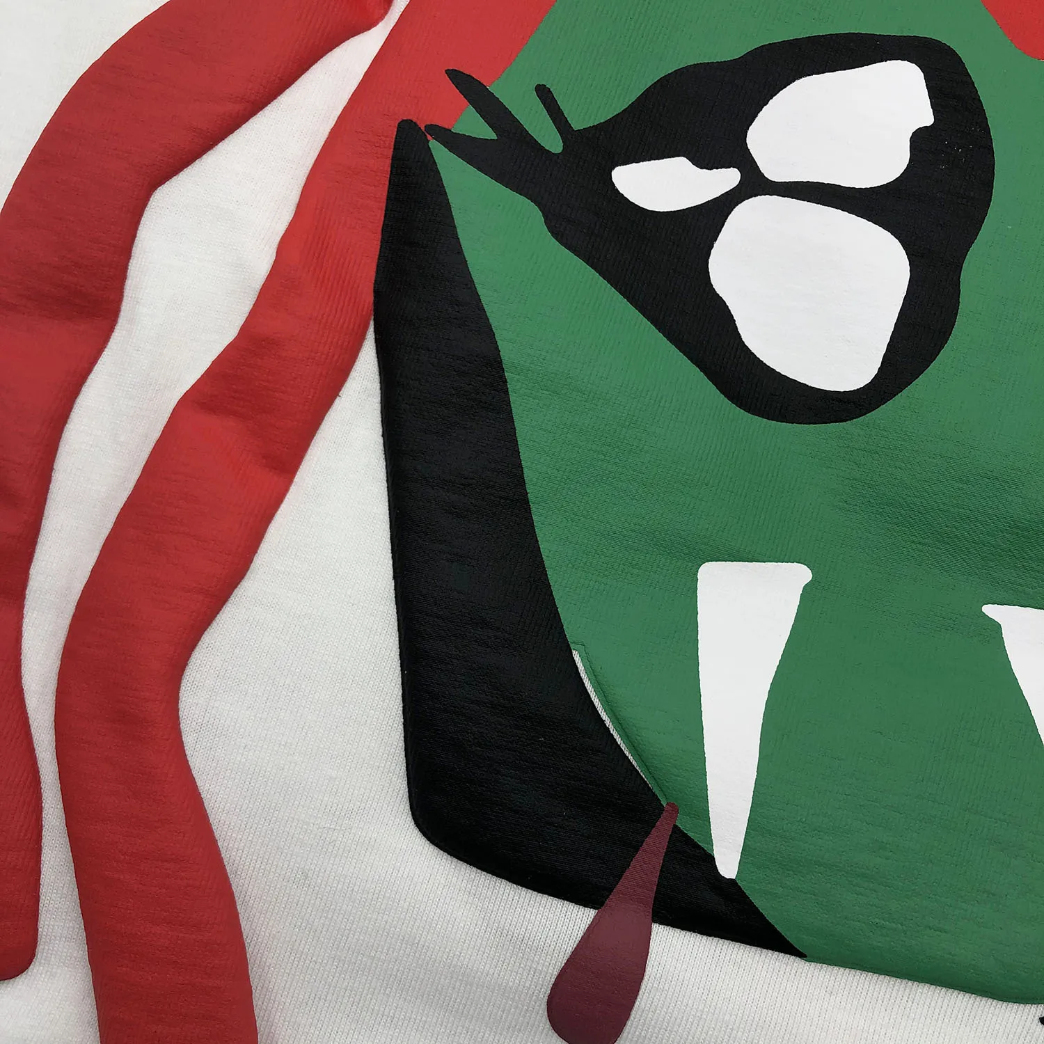 Футболка CPFM KING VAMP мультяшный дьявол 3D печать короткий рукав футболка 1:1 высокое